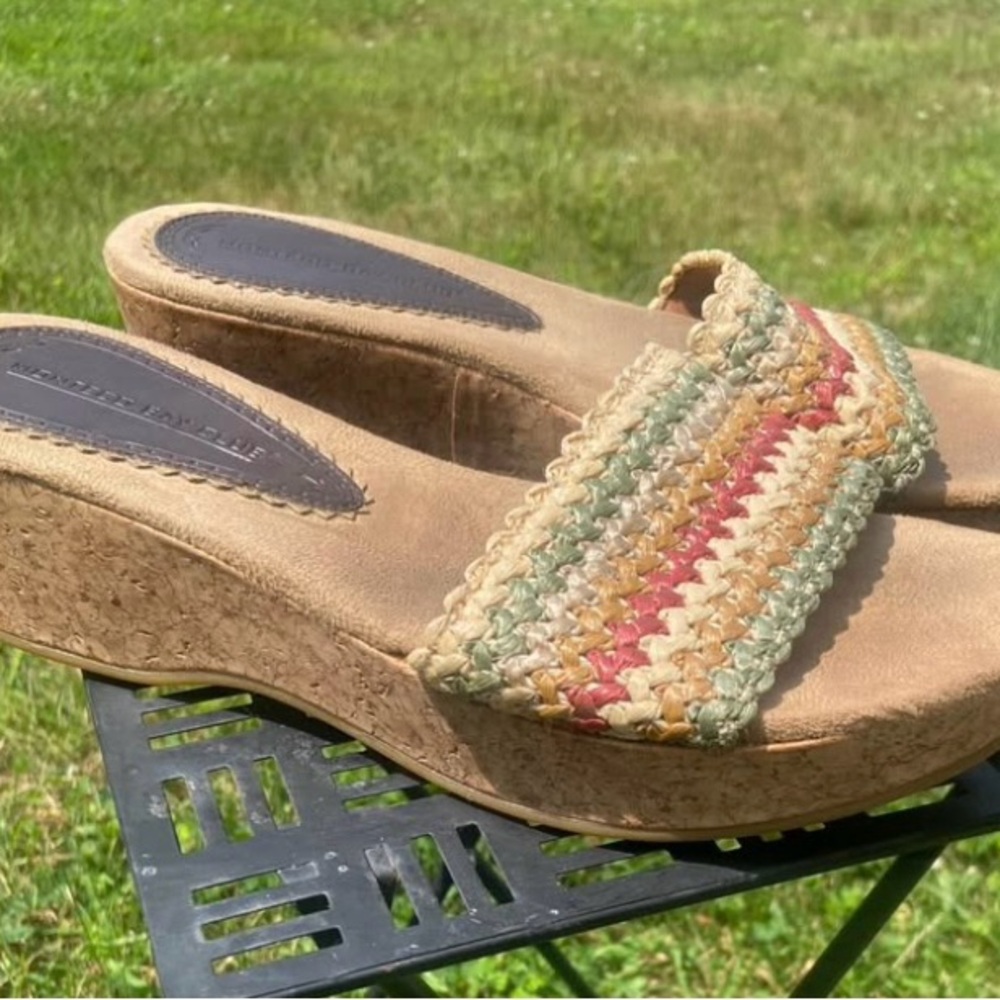 Montego Bay club Womens size 9.5 wedge sandals, very good condition
